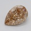 1.01 Ct. Light  Brown Pear Lab Grown Diamond