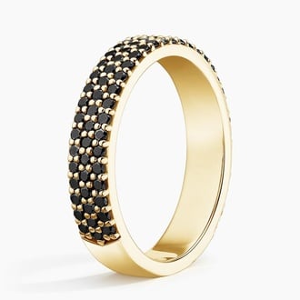 Ballad Multi Row Black Diamond Ring