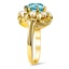 The Acuna Ring, smalltop view on a hand
