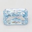 5.09 Ct. Fancy Vivid Blue Radiant Lab Grown Diamond