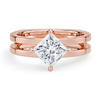 Custom Aimee Kite Diamond Double Ring