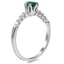 The Cali Ring, smalltop view on a hand