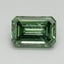 0.90 Ct. Fancy Vivid Pacific Green Emerald Lab Grown Diamond