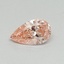 0.30 Ct. Fancy Vivid Pink Pear Lab Grown Diamond