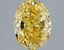 3.09 Ct. Fancy Vivid Yellow Oval Lab Grown Diamond