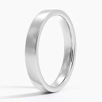 3mm Mojave Wedding Ring in Platinum