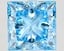9.02 Ct. Fancy Blue Princess Lab Grown Diamond