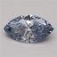3.75 Ct. Fancy Vivid Blue Marquise Lab Grown Diamond