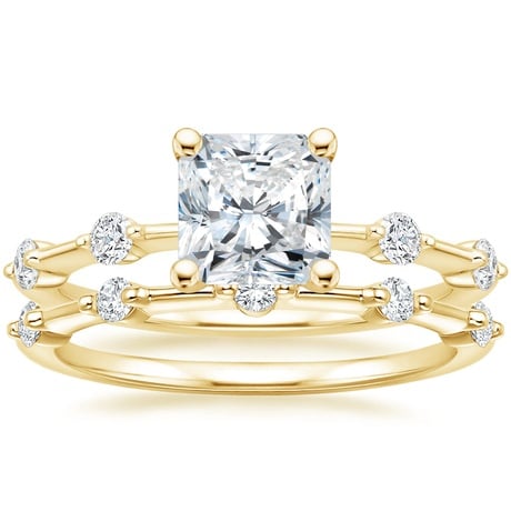 18K Yellow Gold Aimee Diamond Bridal Set