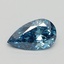 0.51 Ct. Fancuy Vivid Blue Pear Lab Grown Diamond