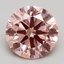 3.02 Ct. Fancy Intense Pink Round Lab Grown Diamond