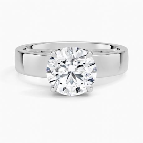 Platinum Peyton Solitaire Ring