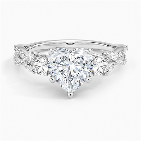 Luxe Willow Three Stone Diamond Ring - Brilliant Earth