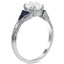 The Noel Ring, smalltop view on a hand