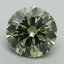 4.0 Ct. Fancy Vivid Pacific Green Round Lab Grown Diamond