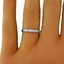 The Ayala Ring, smalltop view on a hand