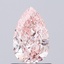 1.02 Ct. Fancy Vivid  Pink Pear Lab Grown Diamond