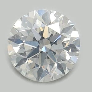 Round diamond — real photo