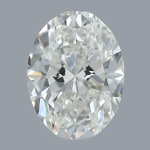 Oval diamond — real photo