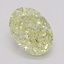 1.01 Ct. Fancy Light Yellow Oval Diamond