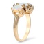 The Elaina Ring, smalltop view on a hand