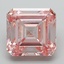 5.00 Ct. Fancy Intense Pink Asscher Lab Grown Diamond