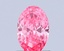 1.02 Ct. Fancy Vivid Pink Oval Lab Grown Diamond
