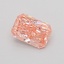 0.57 Ct. Fancy Vivid Pink Radiant Lab Grown Diamond
