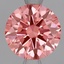 1.03 Ct. Fancy Vivid Pink Round Lab Grown Diamond