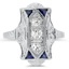Art Deco Diamond Cocktail Ring