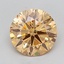 2.08 Ct. Fancy Yellow Orange Round Lab Grown Diamond