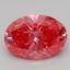 1.59 Ct. Fancy Vivid Pink Oval Lab Grown Diamond
