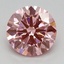 1.00 Ct. Fancy Vivid Pink Round Lab Grown Diamond