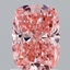1.53 Ct. Fancy Vivid Pink Cushion Lab Grown Diamond