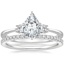 Platinum Selene Diamond Ring with Luxe Ballad Diamond Ring (1/4 ct. tw.)