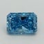 1.03 Ct. Fancy Vivid Blue Radiant Lab Grown Diamond