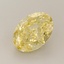 5.53 Ct. Fancy Vivid Yellow Oval Lab Grown Diamond