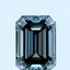1.03 Ct. Fancy Grayish Green Emerald Lab Grown Diamond