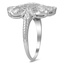The Bryana Ring, smalltop view on a hand