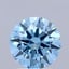 2.01 Ct. Fancy Vivid Blue Round Lab Grown Diamond