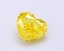 1.23 Ct. Fancy Vivid  Yellow Heart Lab Grown Diamond