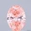 1.55 Ct. Fancy Vivid Pink Oval Lab Grown Diamond