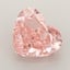 2.79 Ct. Fancy Vivid  Pink Heart Lab Grown Diamond
