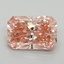 2.01 Ct. Fancy Vivid Pink Radiant Lab Grown Diamond