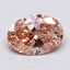 2.04 Ct. Fancy Vivid  Pink Oval Lab Grown Diamond