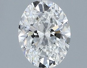 Oval diamond — real photo