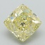 3.31 Ct. Fancy Intense Yellow Cushion Lab Grown Diamond