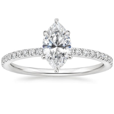 18K White Gold Luxe Ballad Perfect Fit Diamond Bridal Set