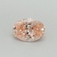 0.31 Ct. Fancy Vivid Pink Oval Lab Grown Diamond