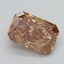1.09 Ct. Fancy Light  Brown Radiant Lab Grown Diamond